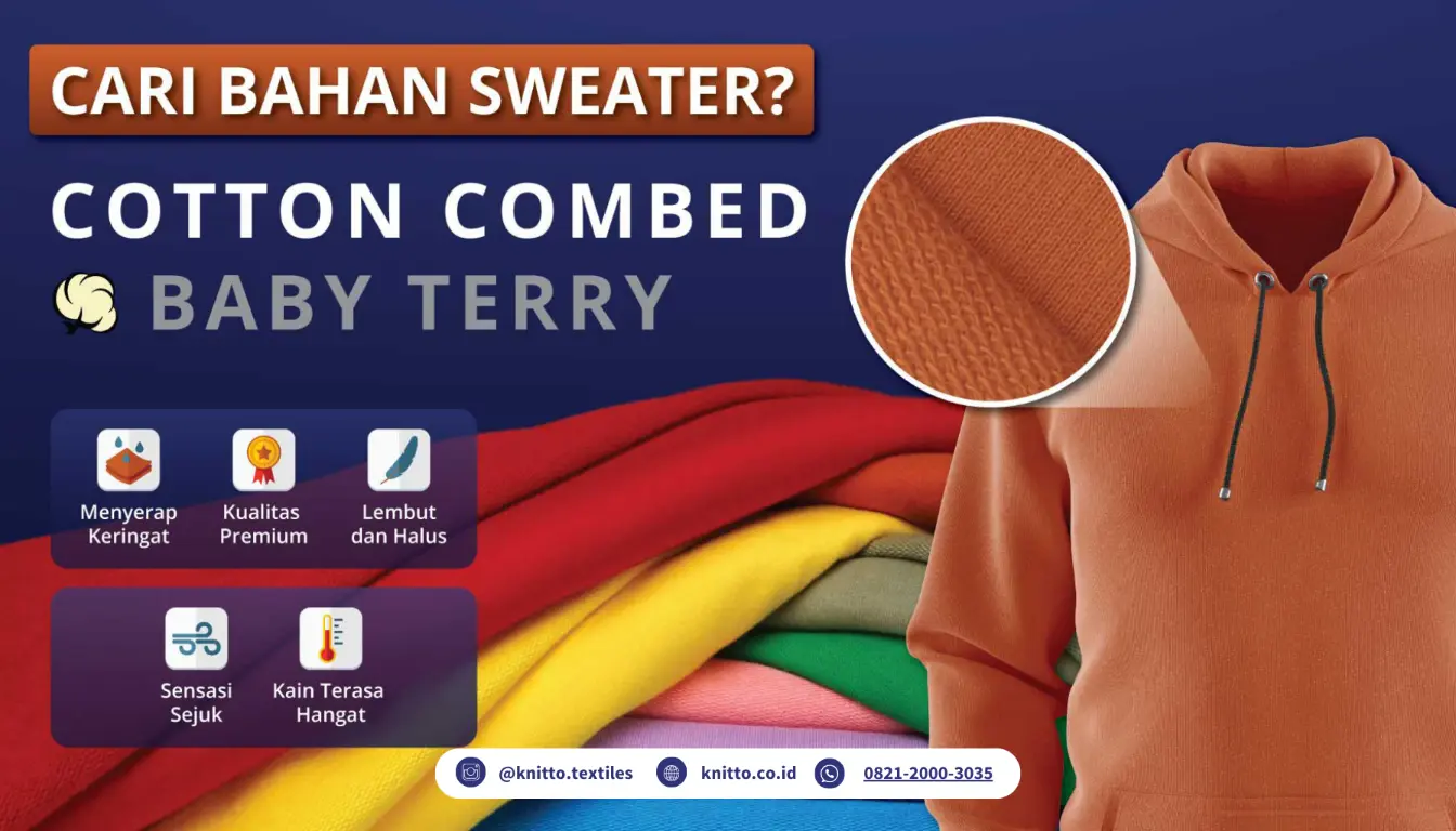 Keunggulan Bahan Baby Terry Knitto yang Serbaguna