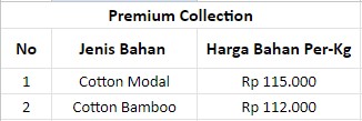 harga kain premium