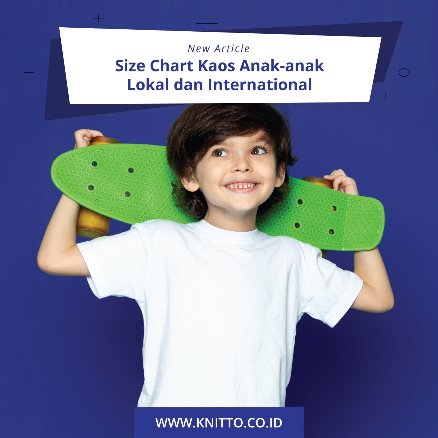 4 size chart kaos terbaik untuk anak lokal dan internasional