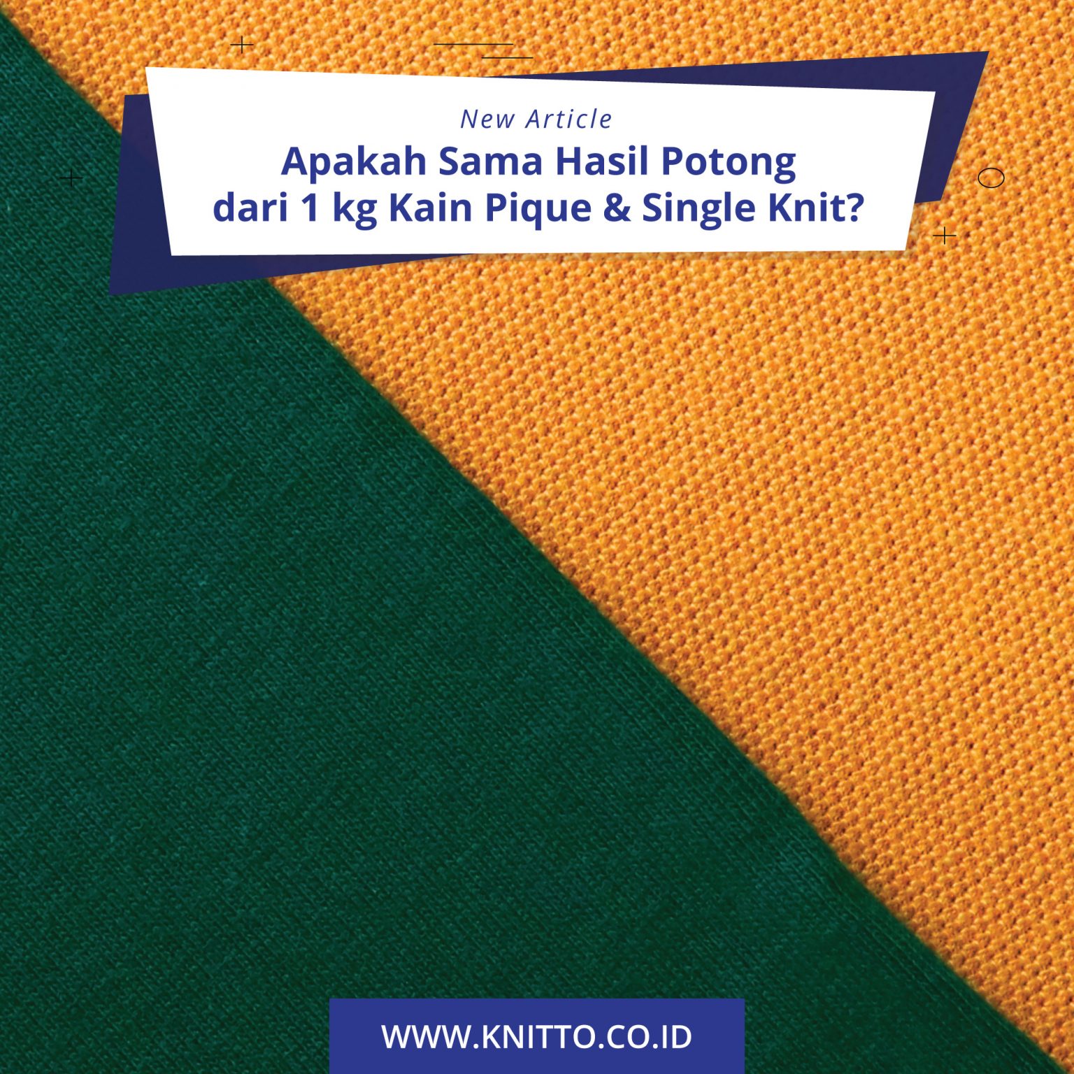 Apakah Sama Hasil Potong dari 1 kg Kain Pique &amp; Single