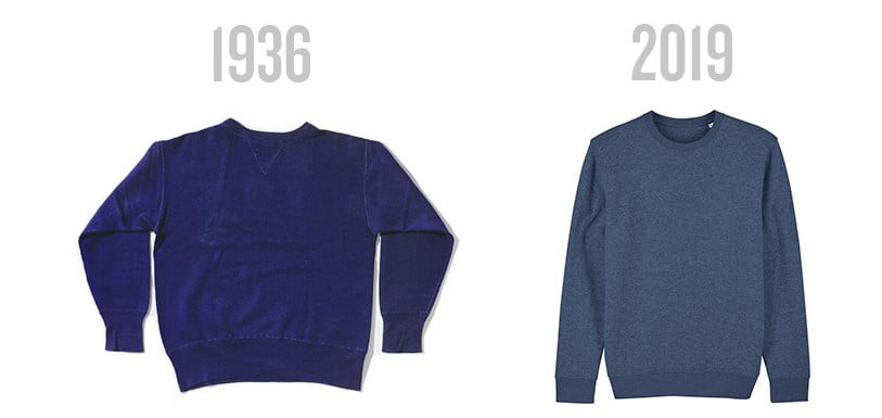 perbedaan crewneck dan sweater dari tahun ke tahun