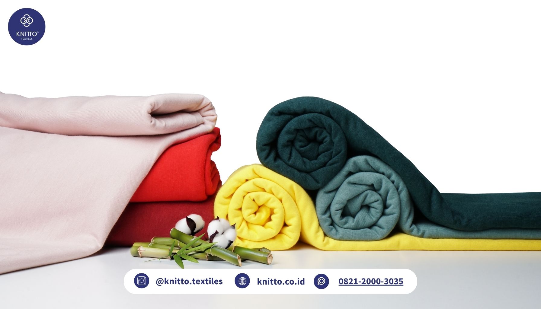 bahan kaos premium Knitto cotton bamboo bahan kaos premium Knitto cotton bamboo