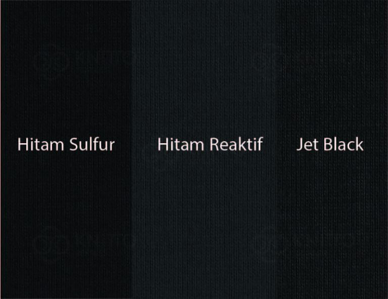 3 Jenis Warna Hitam Terbaik Knitto Textiles