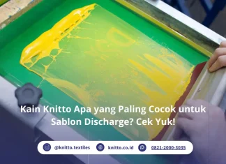 Rekomendasi Bahan Terbaik untuk Sablon Discharge agar Hasil lebih Maksimal Kain Knitto untuk Sablon Discharge