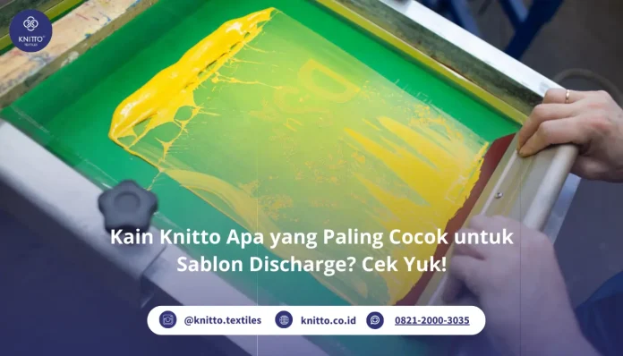 Kain Knitto untuk Sablon Discharge