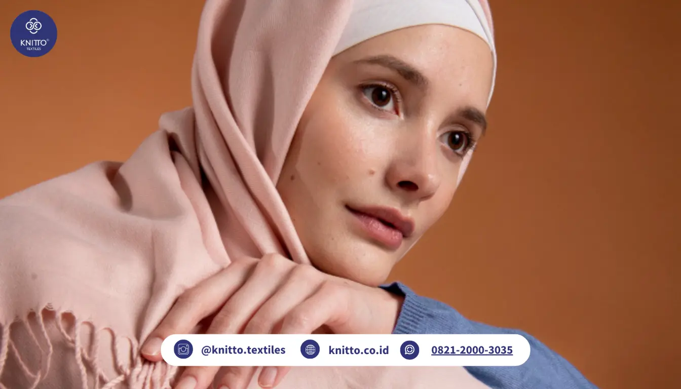 Ilustrasi Hijab Modern Bahan Spandek