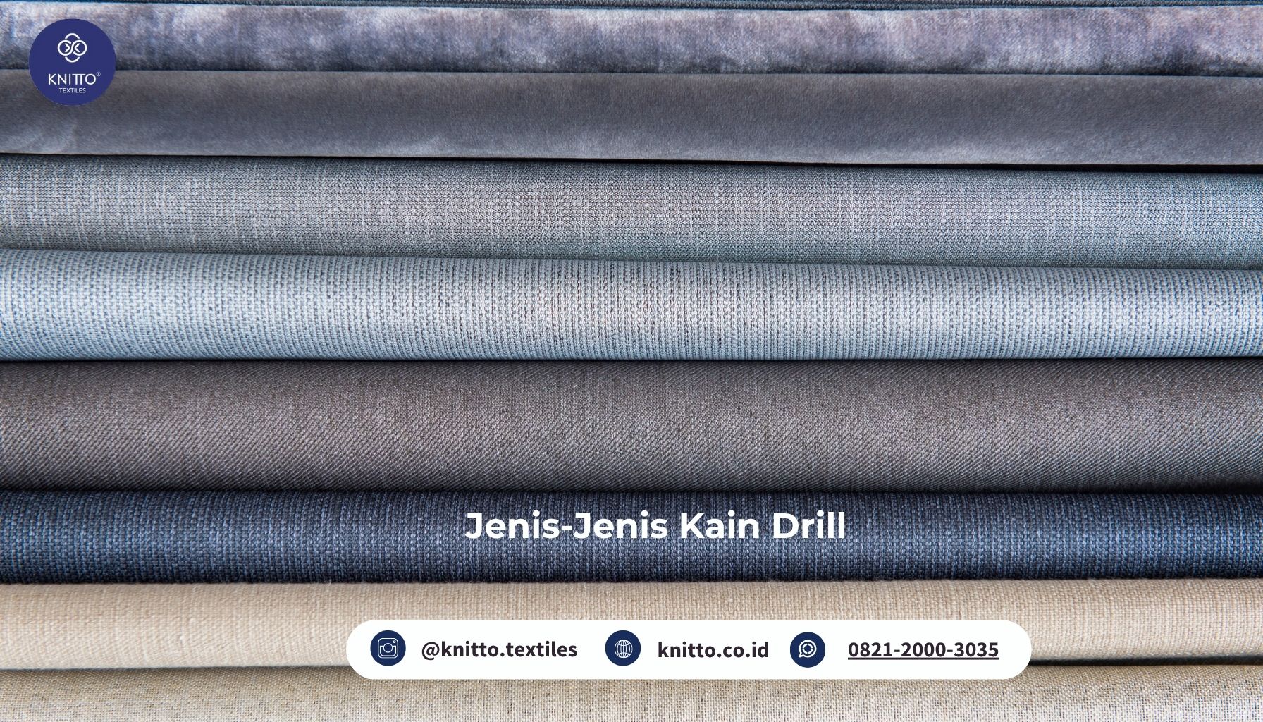 jenis kain drill