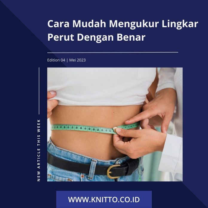 cara mengukur lingkar perut
