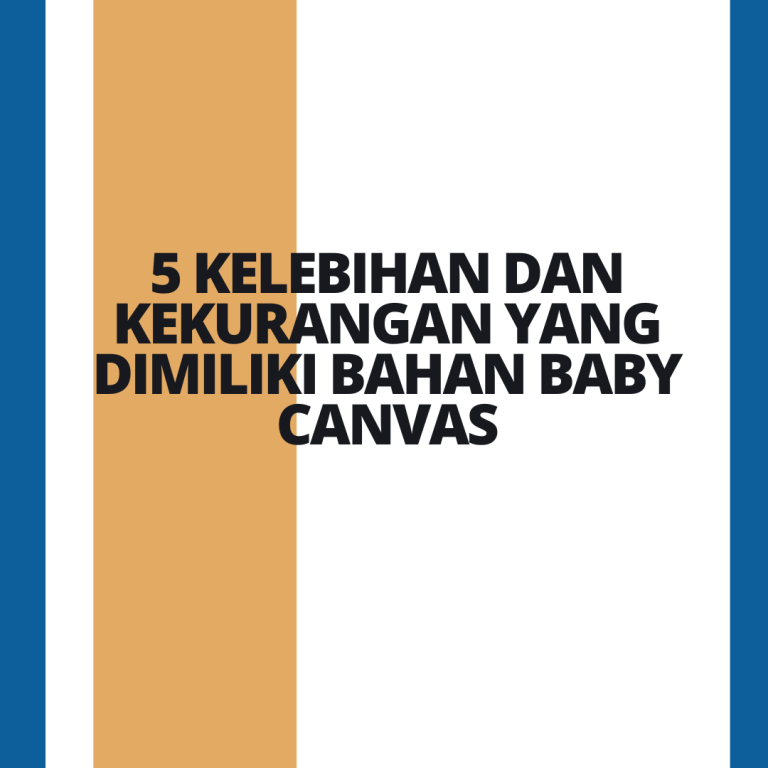 Bahan Baby Canvas
