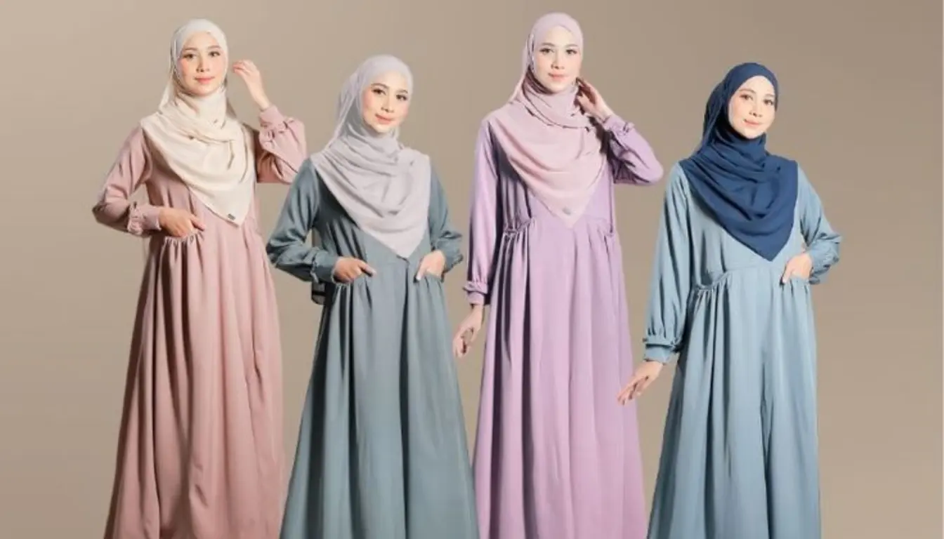 Ilustrasi Gamis Shakila