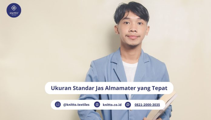 ukuran jas almamater