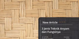 3 Jenis Teknik Anyam dan Fungsinya