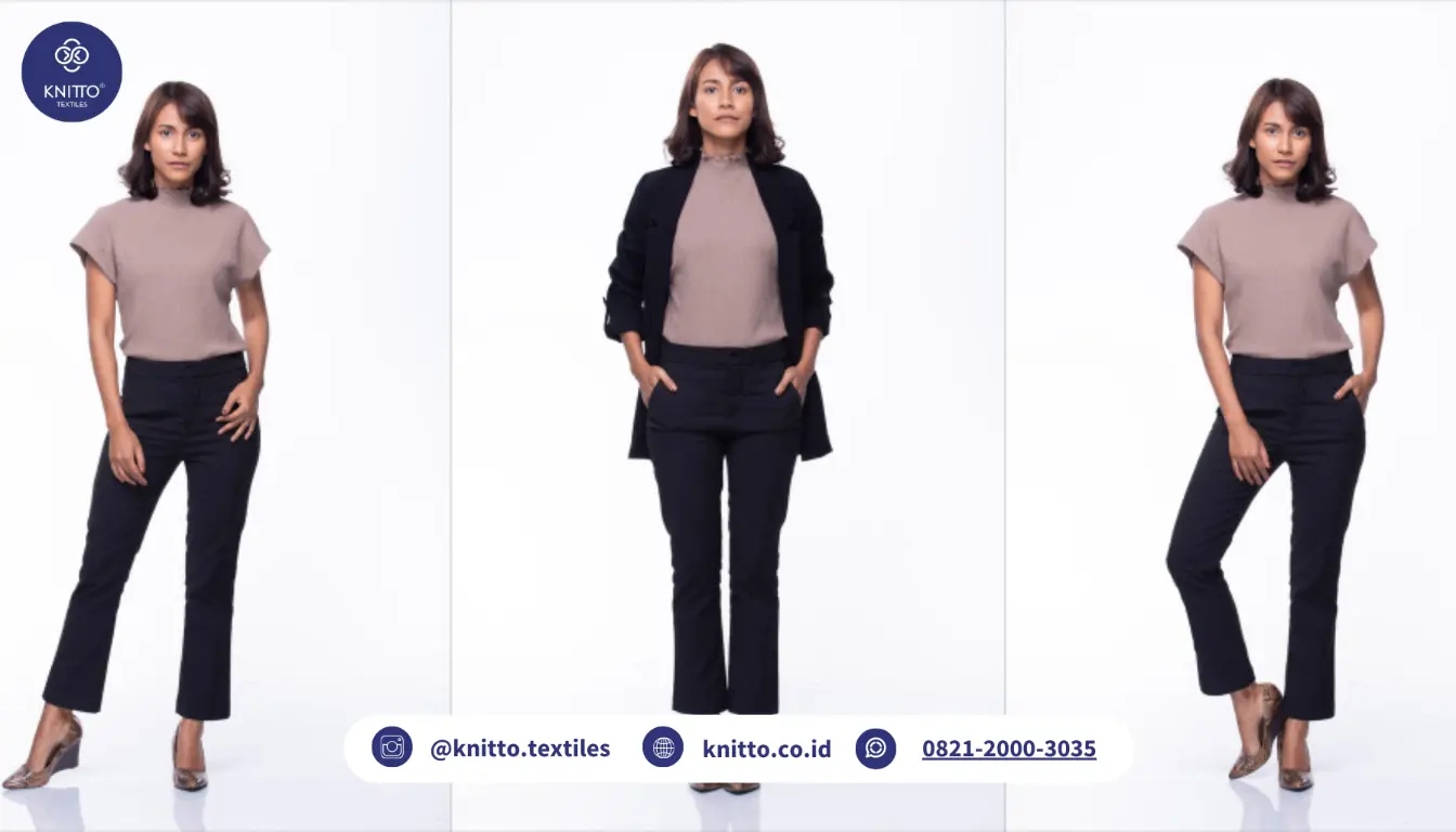 Ciri Kain yang Bagus Untuk Celana Bahan Hitam