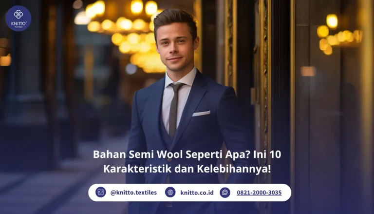 Ilustrasi Pakaian Bahan Semi Wool