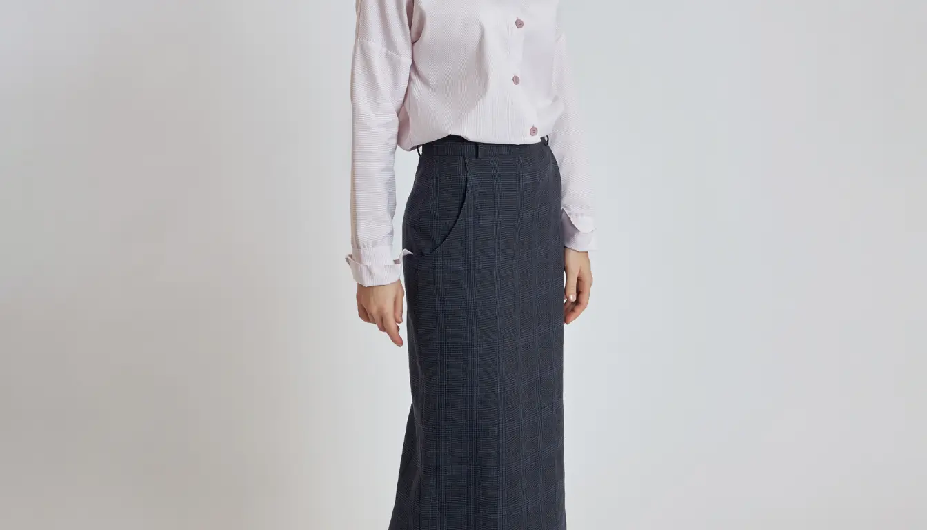 Ilustrasi Rok Span Semi Wool Ilustrasi Rok Span Semi Wool