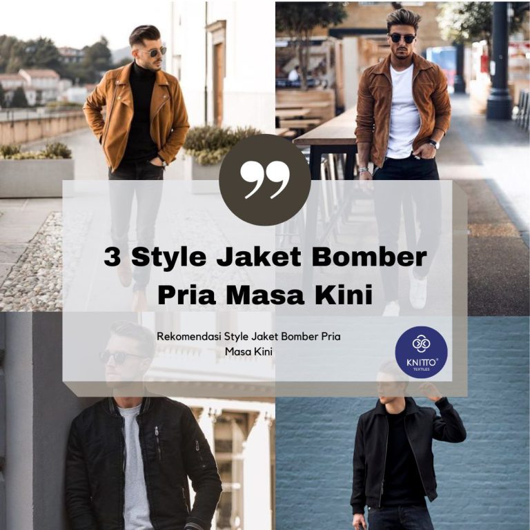 3 Style Jaket Bomber Pria Masa Kini