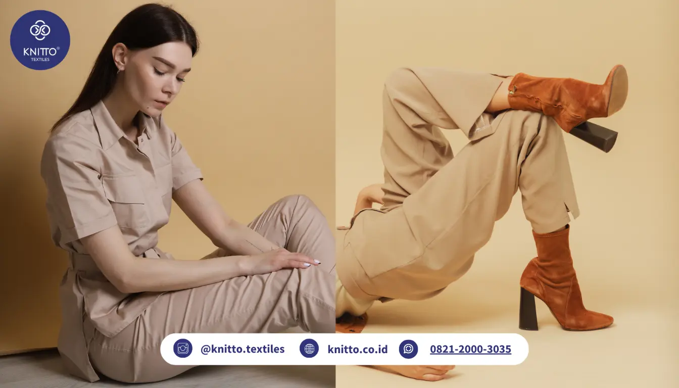 Ilustrasi Fashion Bernuansa Khaki Ilustrasi Fashion Bernuansa Khaki
