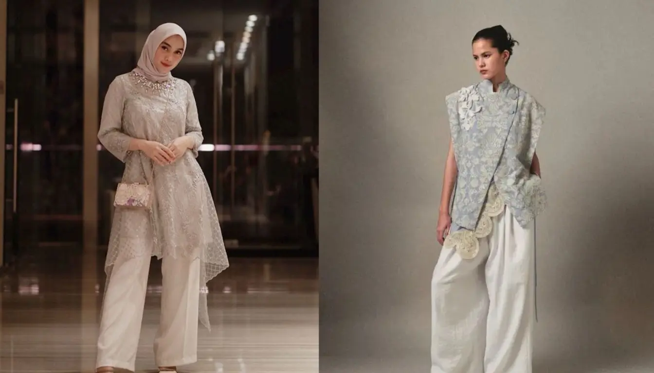 Ilustrasi OOTD Kondangan dengan Celana Ilustrasi OOTD Kondangan dengan Celana