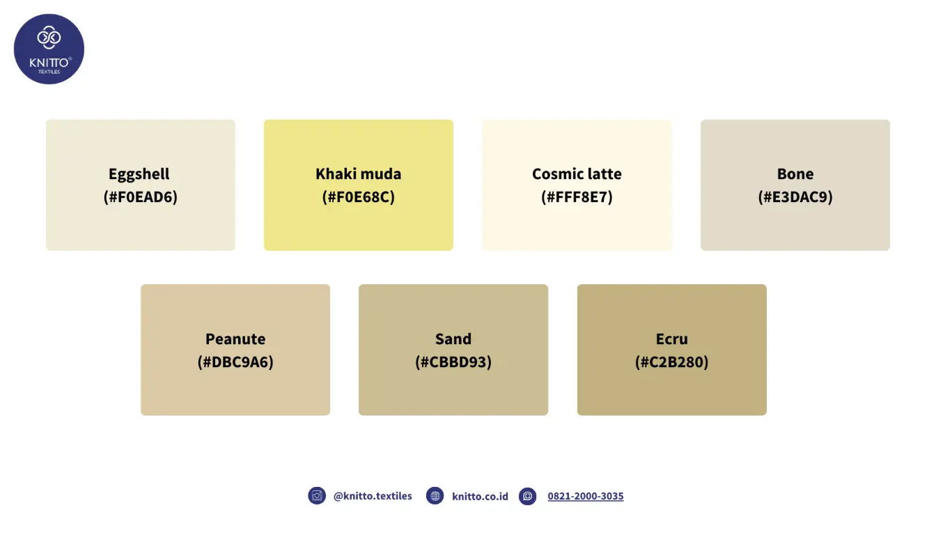 Jenis jenis Warna Beige Jenis jenis Warna Beige