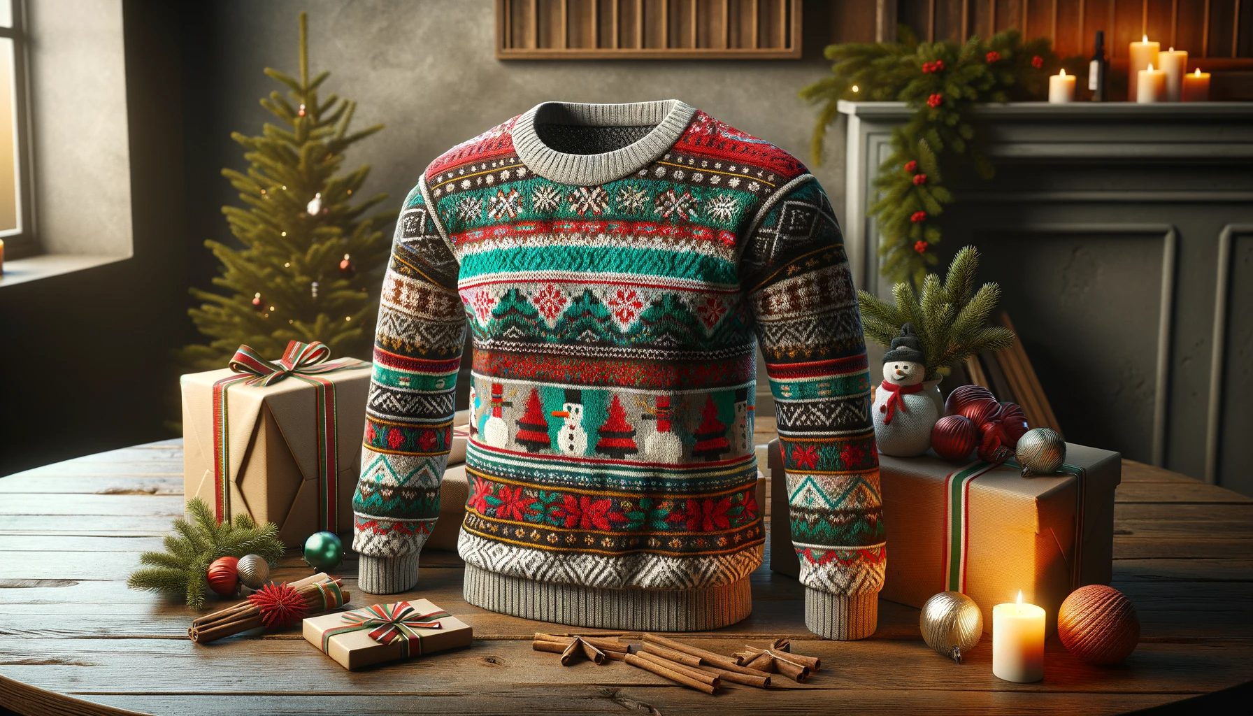 Sweater Natal dengan Bahan Kain Terbaik