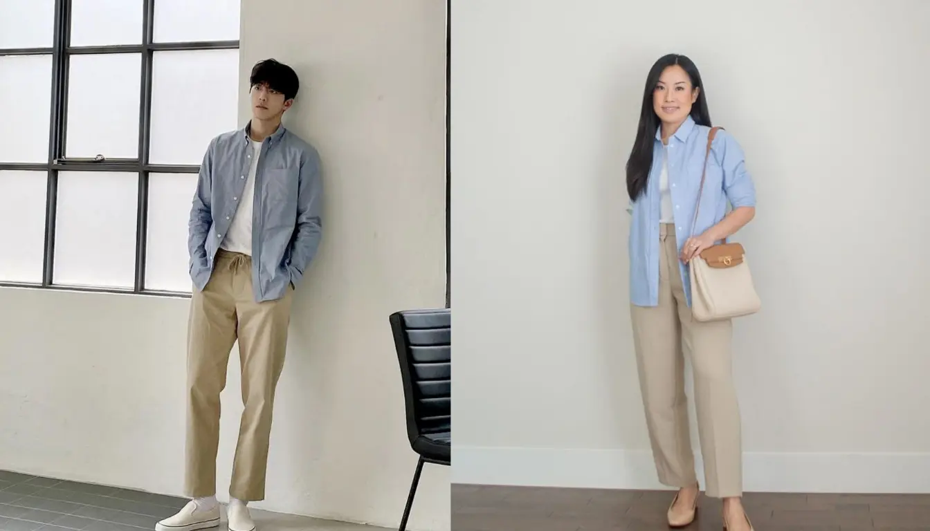 Warna Khaki Cocok dengan Warna Apa? Coba Warna Blue Sky! Warna Khaki Cocok dengan Warna Apa? Coba Warna Blue Sky!
