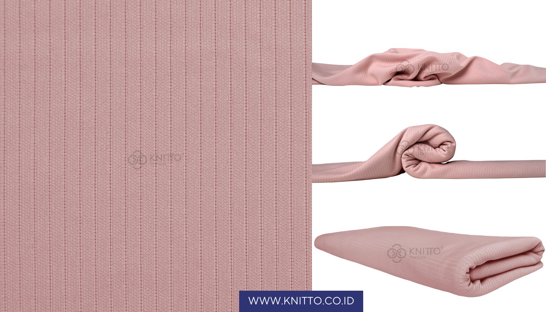 Hera Rib Knit - Blush Pink