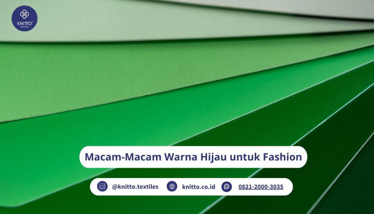 macam macam warna hijau