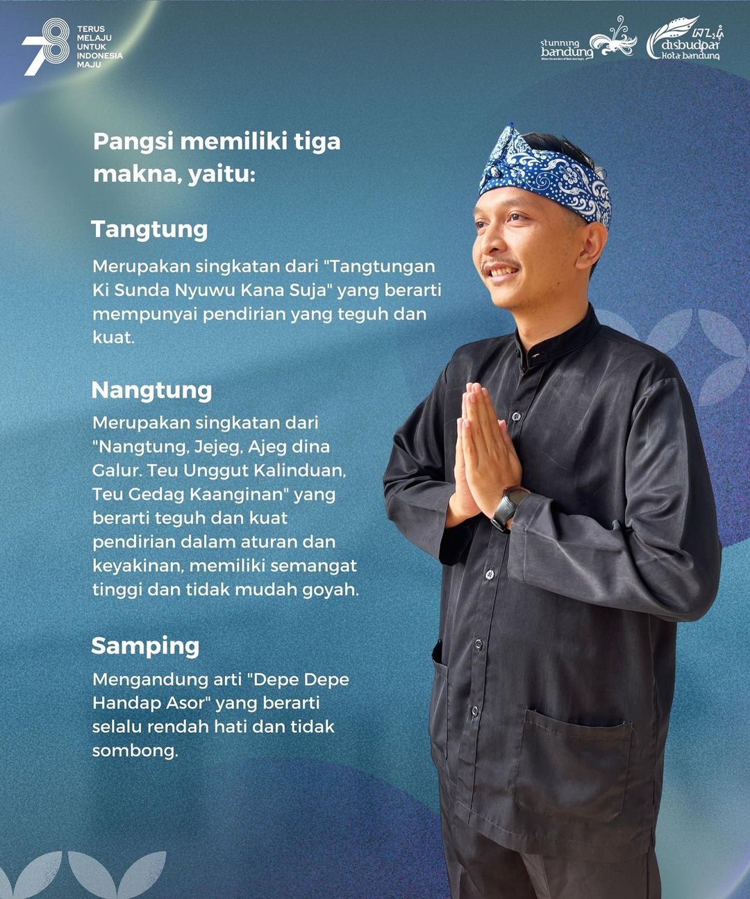 Filosofi Baju Pangsi Sunda | Sumber Instagram @disbudpar.bdg