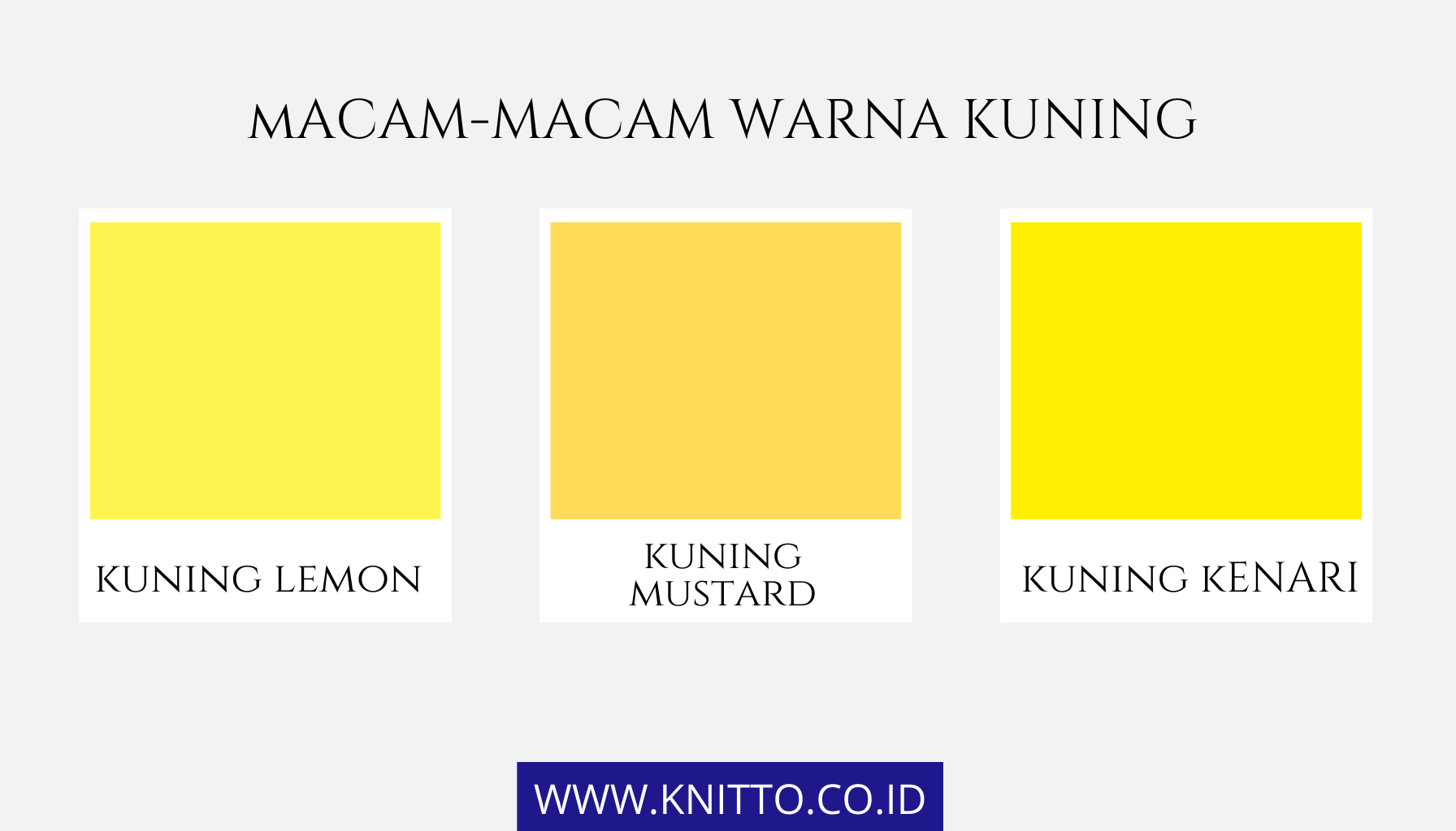 Macam Macam Warna Kuning dan Maknanya dalam Psikologi Warna