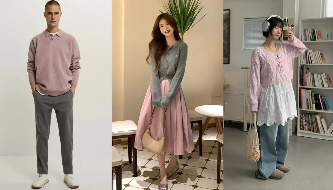 Perpaduan Warna Pink dan Abu abu Perpaduan Warna Pink dan Abu abu