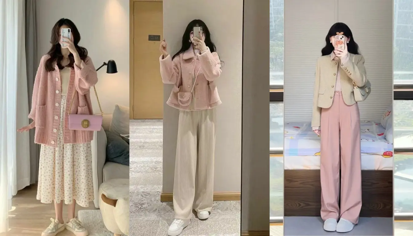 Perpaduan Warna Pink dan Cream Perpaduan Warna Pink dan Cream