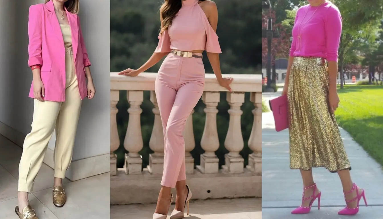 Perpaduan Warna Pink dan Gold Perpaduan Warna Pink dan Gold