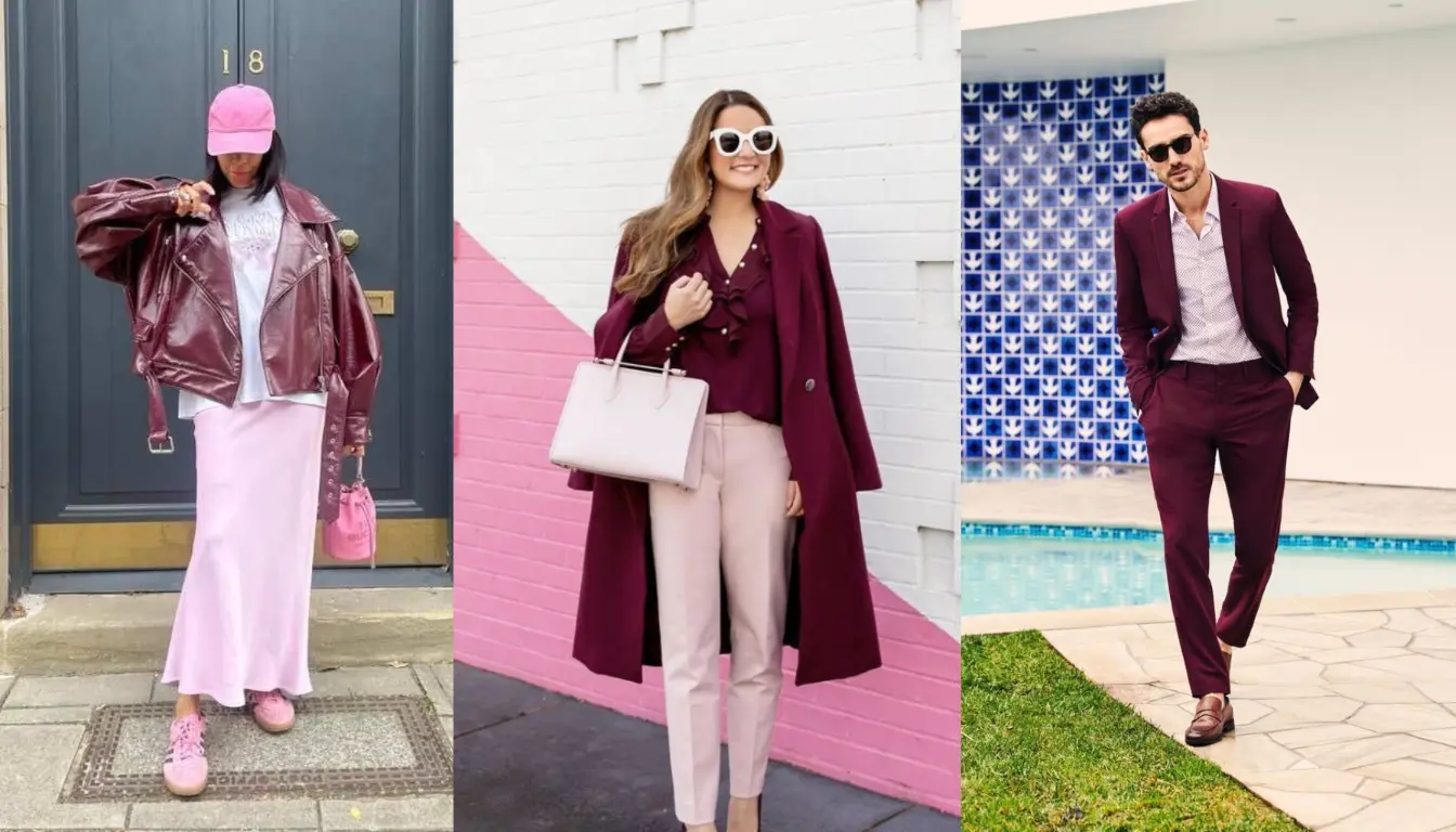Perpaduan Warna Pink dan Maroon Perpaduan Warna Pink dan Maroon