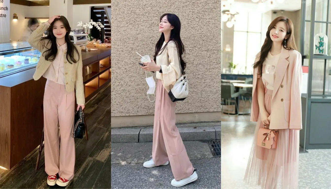 Perpaduan Warna Pink dan Nude Perpaduan Warna Pink dan Nude