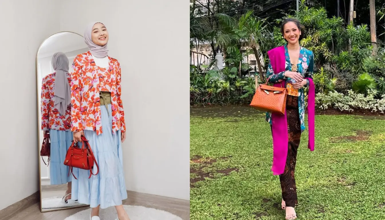 Ilustrasi Kebaya Kutu Baru Modern Ilustrasi Kebaya Kutu Baru Modern