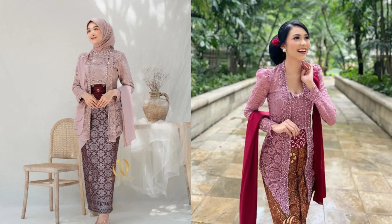 Ilustrasi Kebaya Kutu Baru Modern Ilustrasi Kebaya Kutu Baru Modern