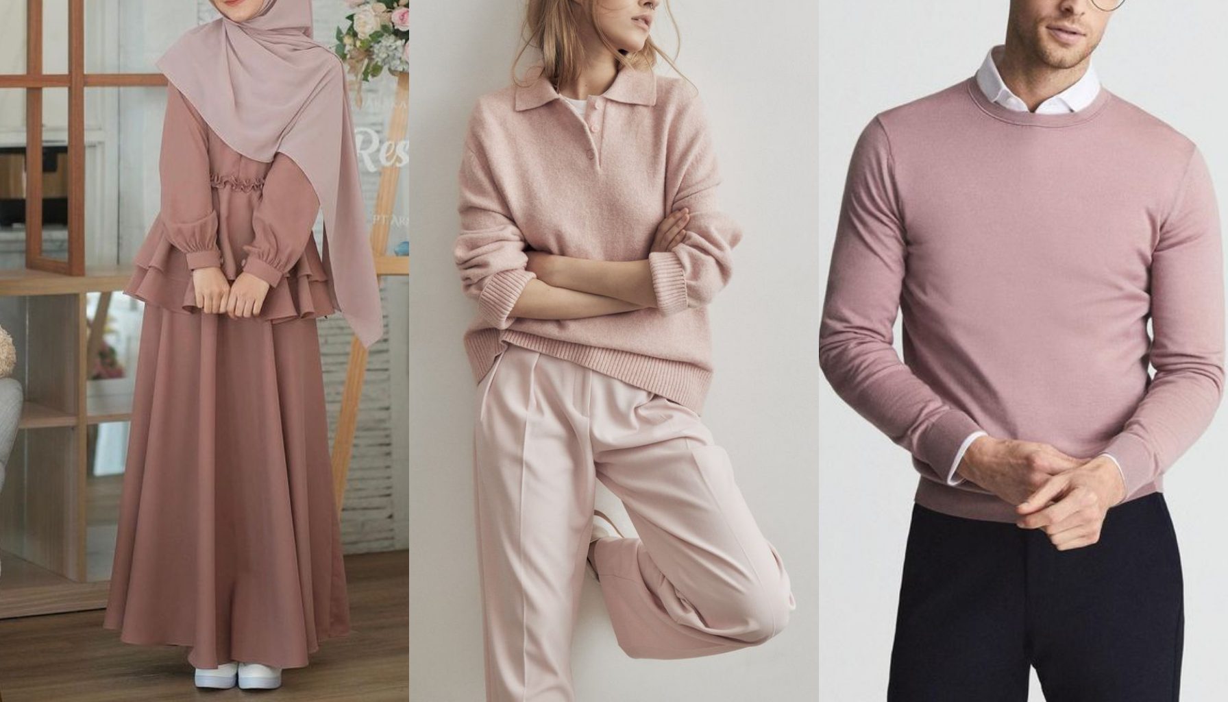 Outfit Dusty Rose | Sumber: Pinterest