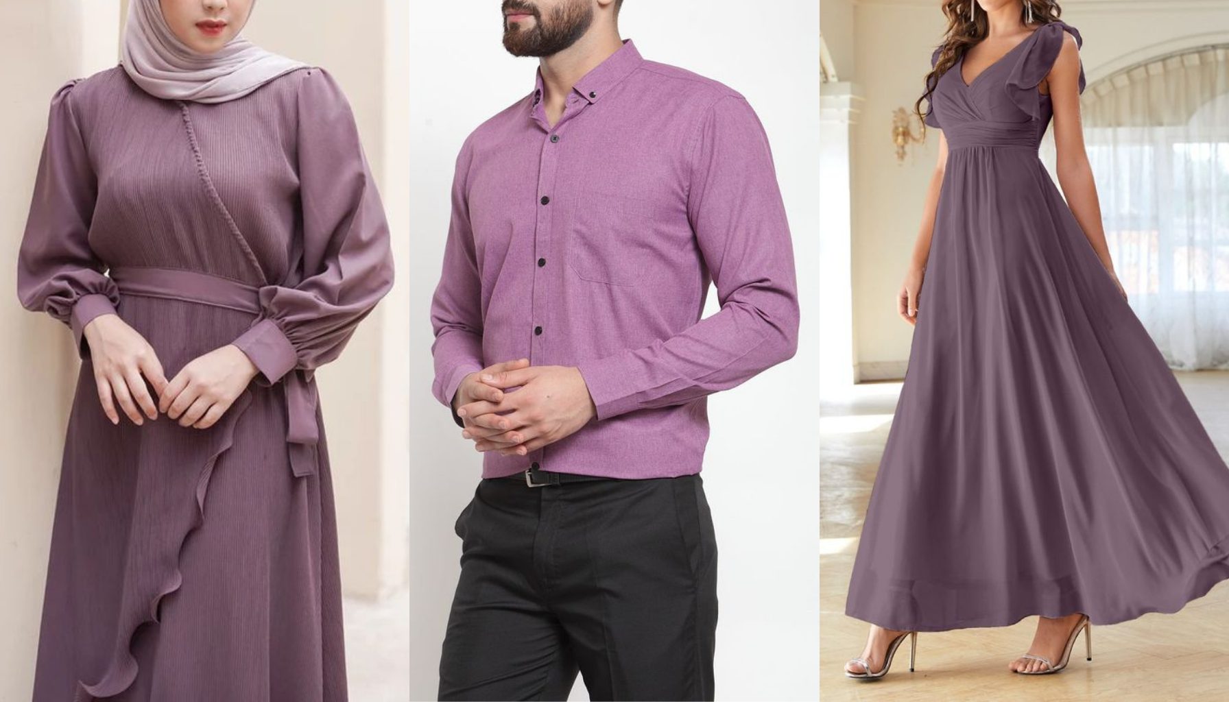 Outfit Dusty Violet | Sumber: Pinterest