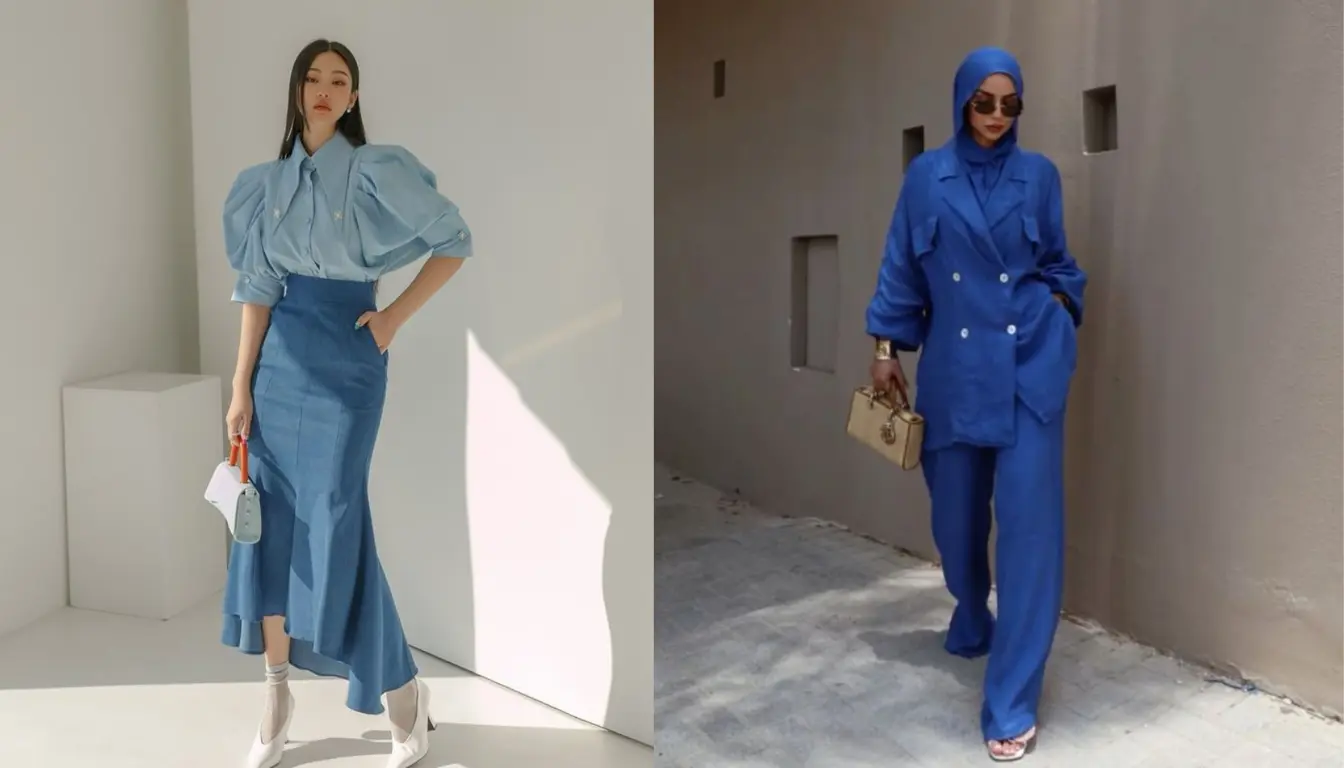 Perpaduan Warna Biru Bernuansa Monokrom Perpaduan Warna Biru Bernuansa Monokrom