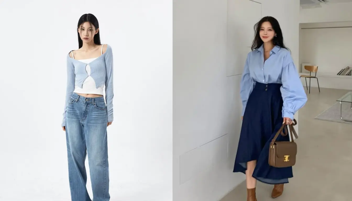 Perpaduan Warna Biru dan Denim Perpaduan Warna Biru dan Denim