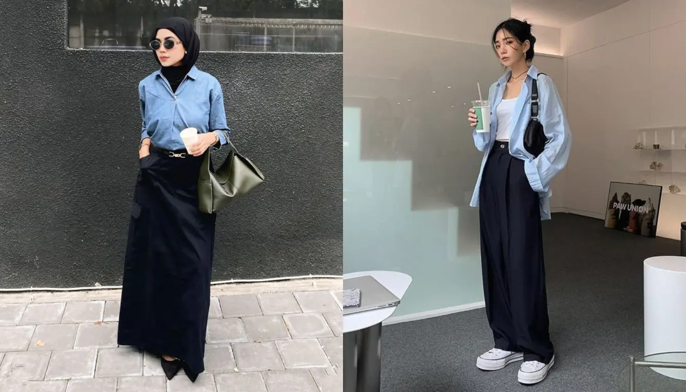 Perpaduan Warna Biru dan Hitam Perpaduan Warna Biru dan Hitam