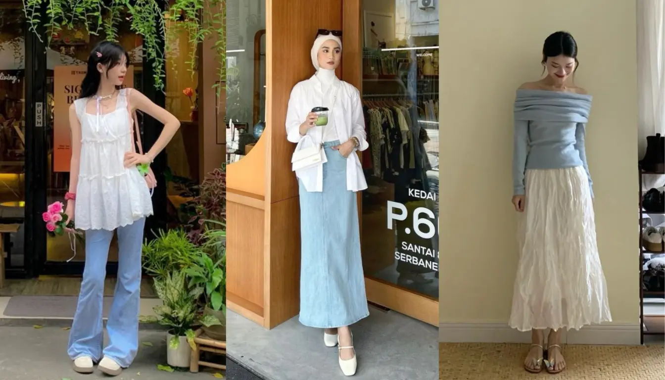 Perpaduan Warna Biru dan Putih Perpaduan Warna Biru dan Putih