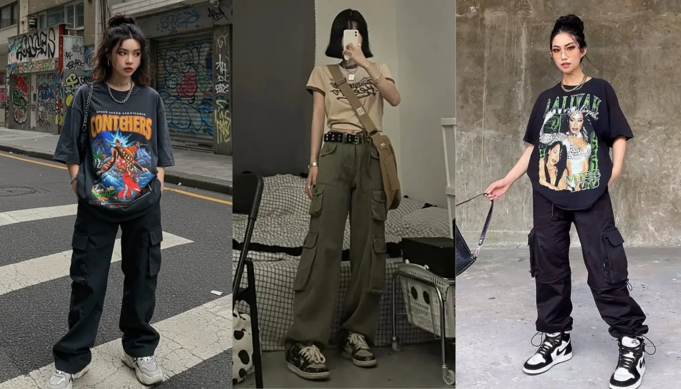 Inspirasi OOTD Gaya Grunge