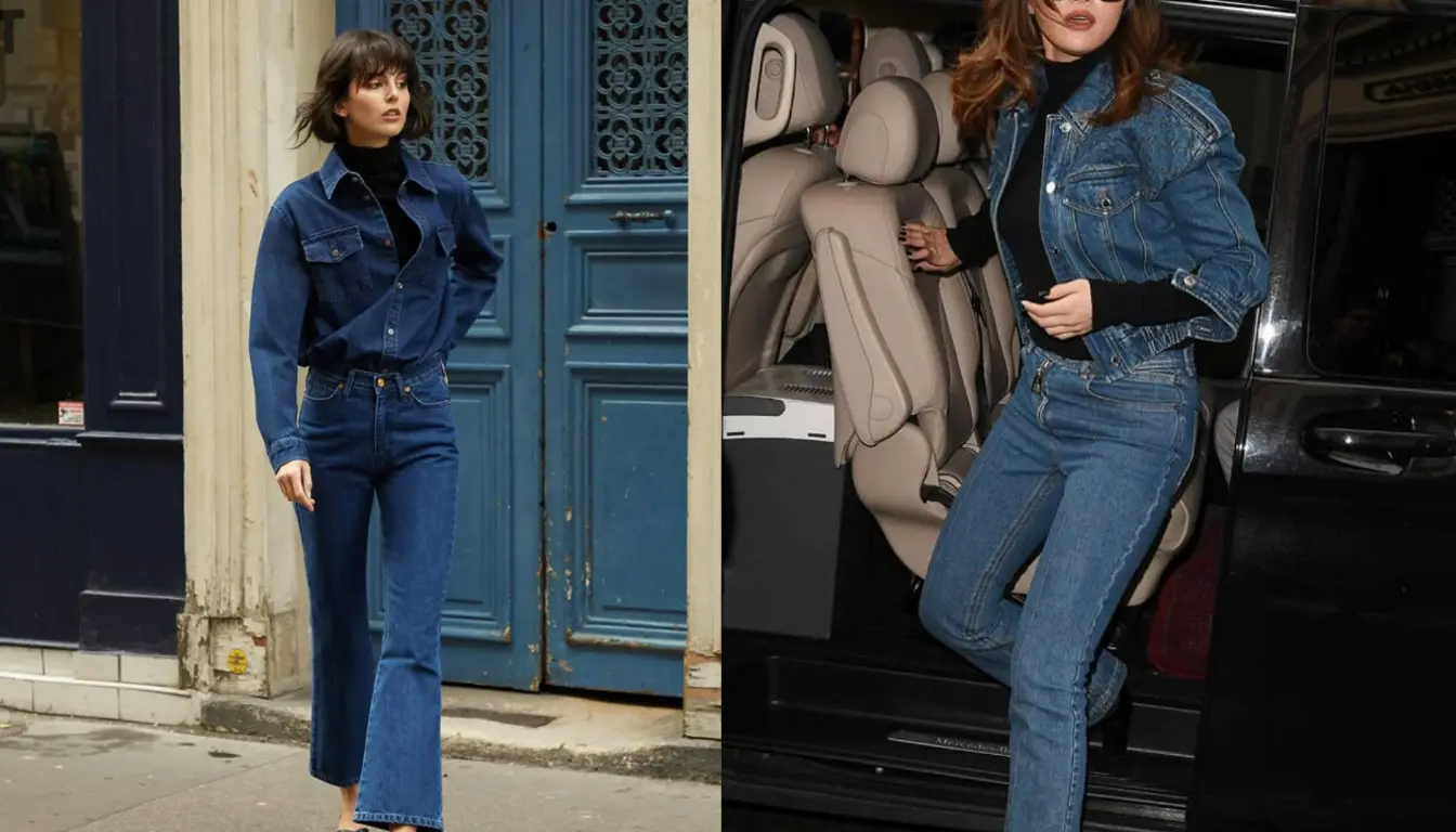 Inspirasi OOTD Grunge Style ala Denim on Denim