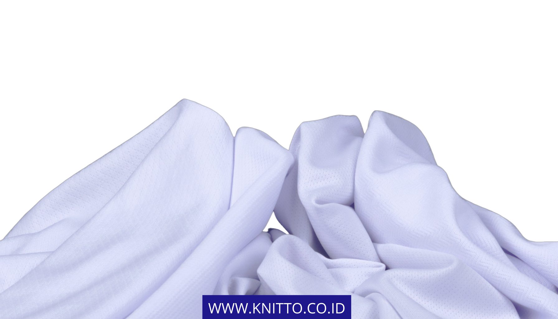 Polyester Activedry Putih Bluish Knitto