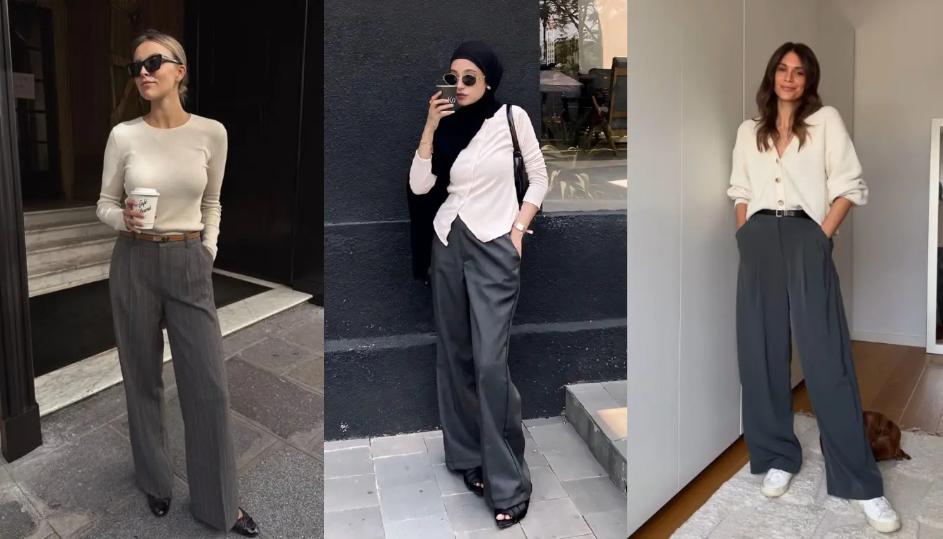 Celana Abu Abu Cocok dengan Baju Warna Apa? Baju Warna Beige