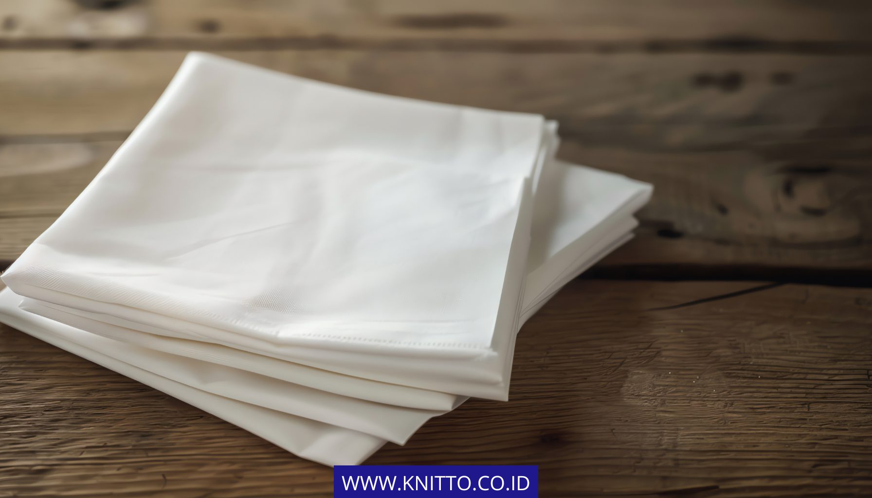 Contoh Napkin atau Serbet dari Bahan Kain