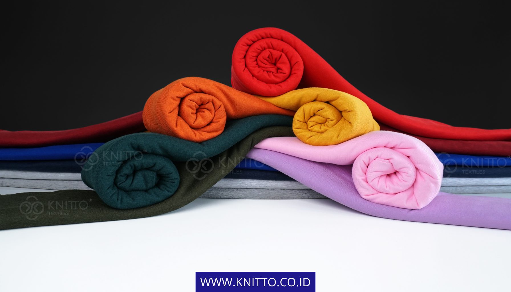 Variasi Warna Cotton Bamboo dari Knitto Textile