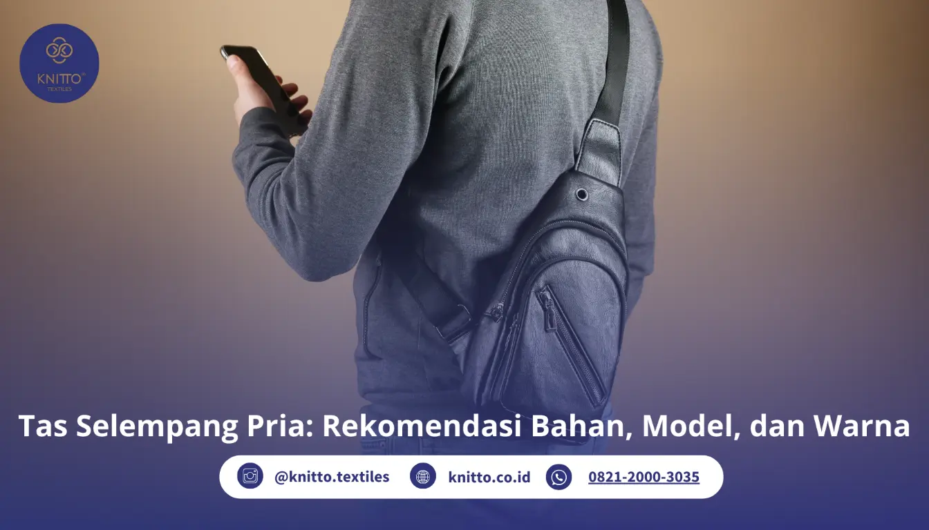 10 Model dan Warna Tas Selempang Pria Kekinian, Cek Yuk!