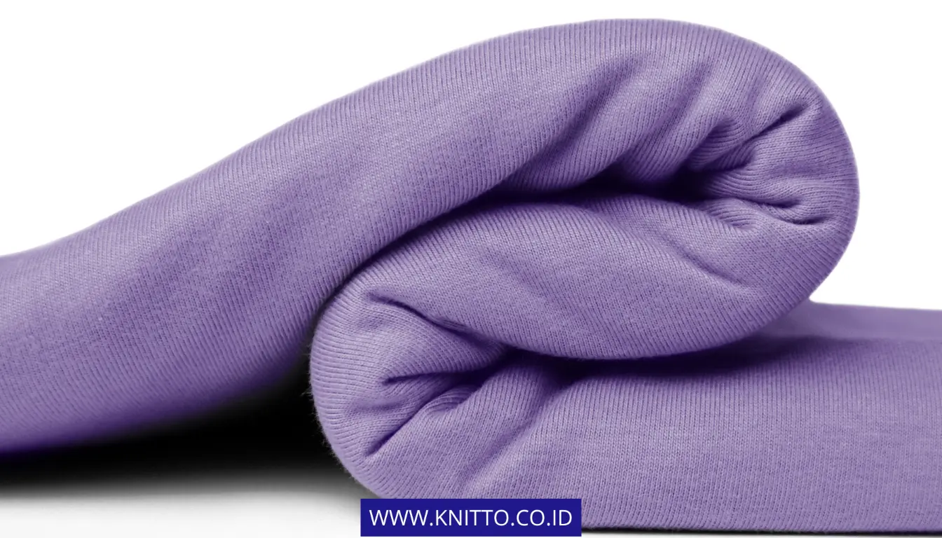 Bahan Kain Kaos Warna Lavender dari Knitto Textiles